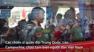 Quân đội Trung Quốc, Lào, Campuchia chào tạm biệt, khẳng định tình hữu nghị với Việt Nam
